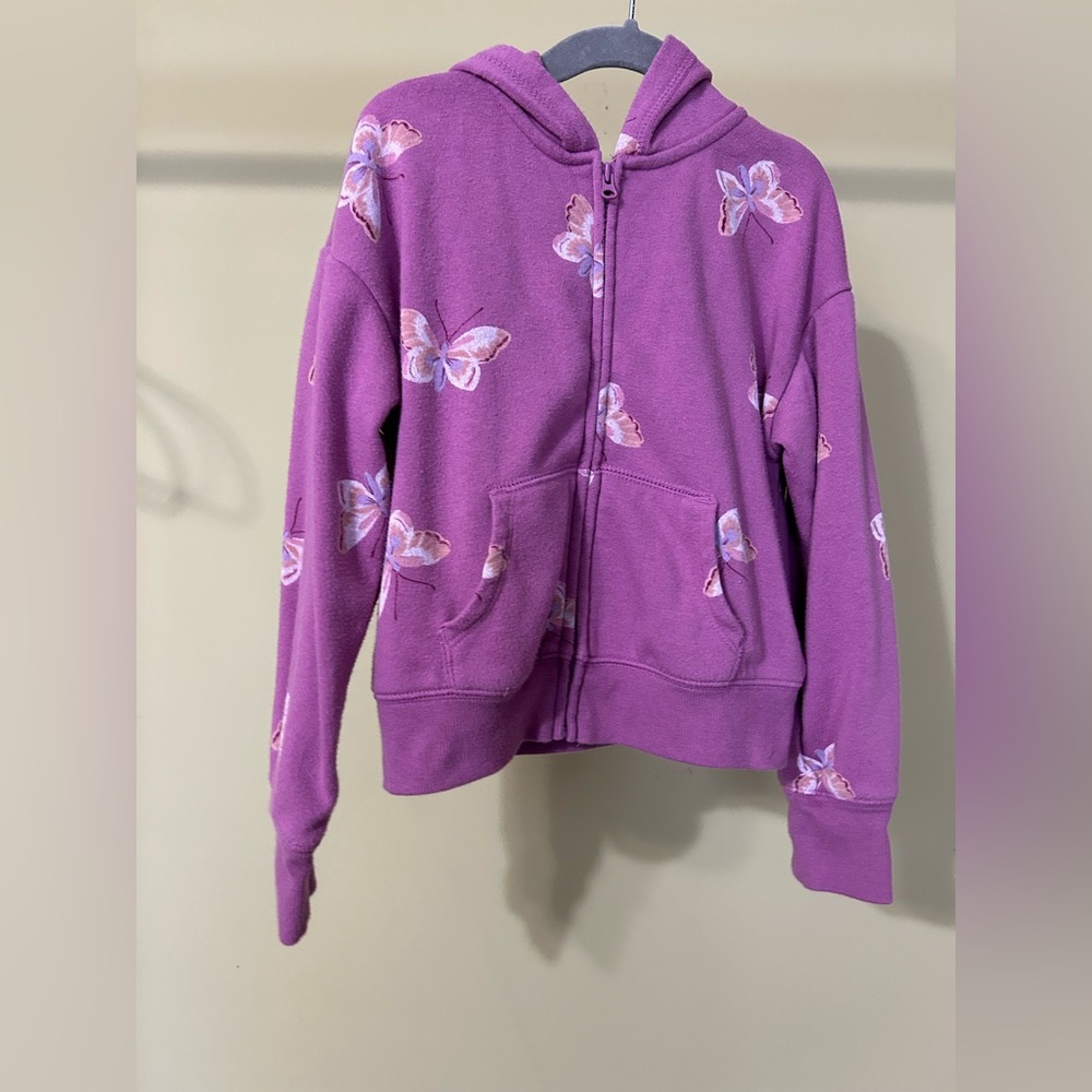 Carter's Purple Butterfly Hoodie